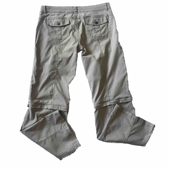 prAna Monarch Convertible Pants Women 14 Outdoor Gorpcore Hiking Shorts *flaw - Picture 4 of 11